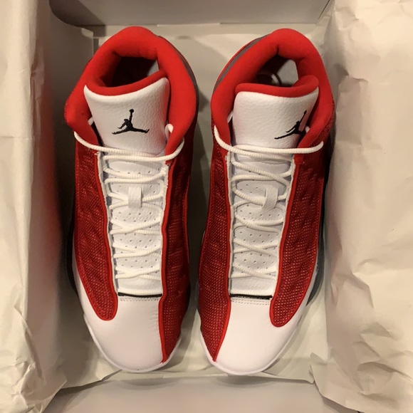 Nike Air Jordan Retro 13 Gym Red Flint US 9.5 New - Picture 7 of 12
